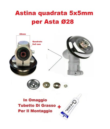 Coppia conica 5x5mm - quadro, x